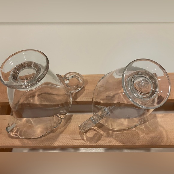 Vintage Heisey Clear Glass Petite Creamer and Open Sugar Set. - Picture 4 of 6